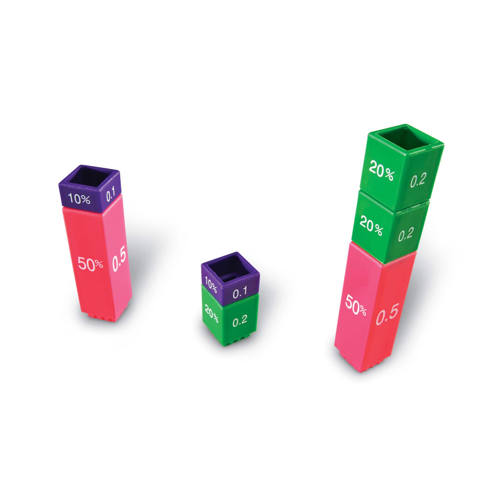 Fraction Tower® Equivalency Cubes